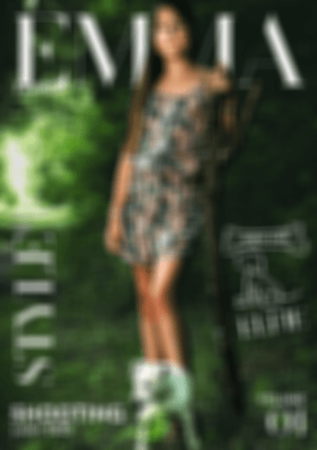 Couverture magazine Emma floue